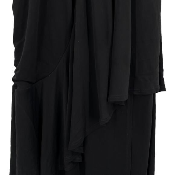 Reiss Dress Xena strappy open back cocktail black size 6 - Picture 5 of 11
